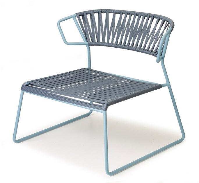 SCAB DESIGN Садовое кресло салазок из стали и пвх Lisa sun-id-1440730 - Вид №3