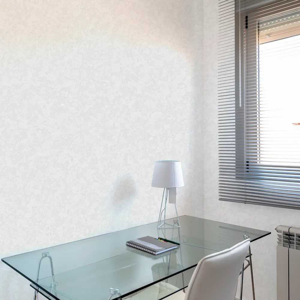 ELYSIUM Вега - флизелиновые обои белые однотонные 1.06 м 89345093 STLM-0821635 - Вид №2