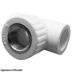 Тройник комбинированный Ростерм 20x3/4"x20 мм ВР полипропилен 82185610 STLM-2017540