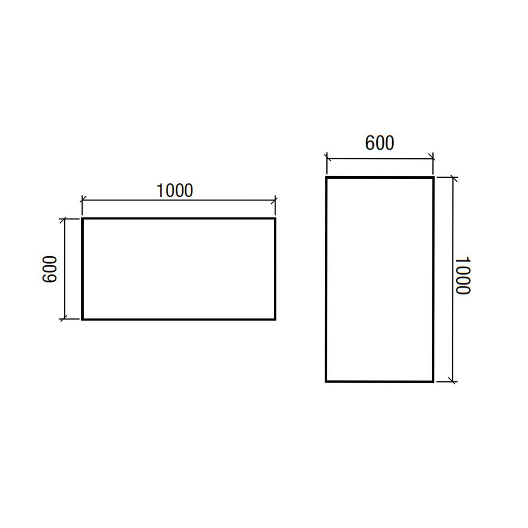 20741 SALGAR Зеркало REFLEXO 1000 LED light (15,36 Вт) IP44 1000 x 600 мм  - Вид №3