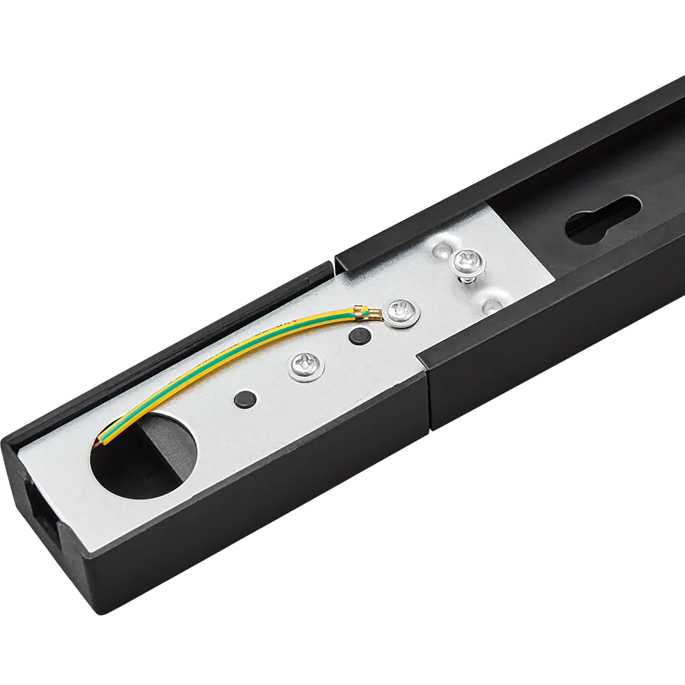 Трековый шинопровод Volpe Q122GS2 1 м цвет черный STLM-2004329 - Вид №2