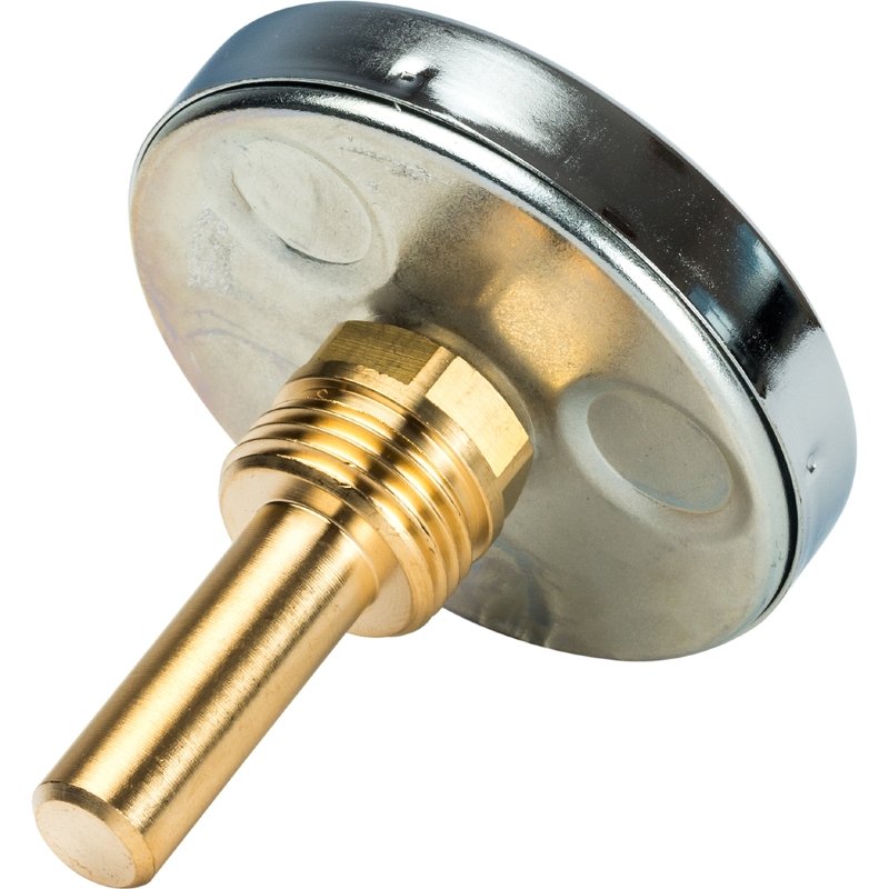 Термометр биметаллический 63 мм 120° STOUT с погружной гильзой 50 мм SIM0001635015 - Вид №3