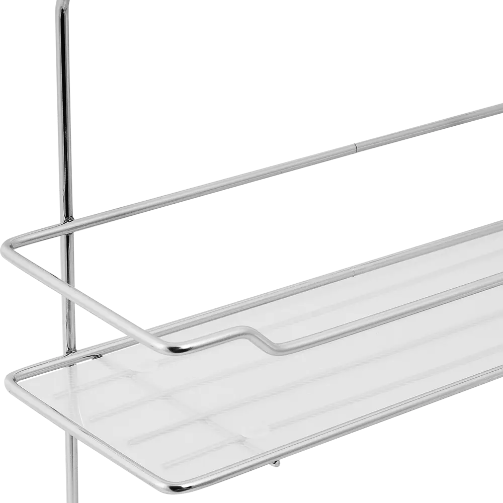 Полка для рейлинга Аквадекор Stick двухъярусная 30x12.5x45 см сталь цвет серый 82488055 STLM-2034569 - Вид №2