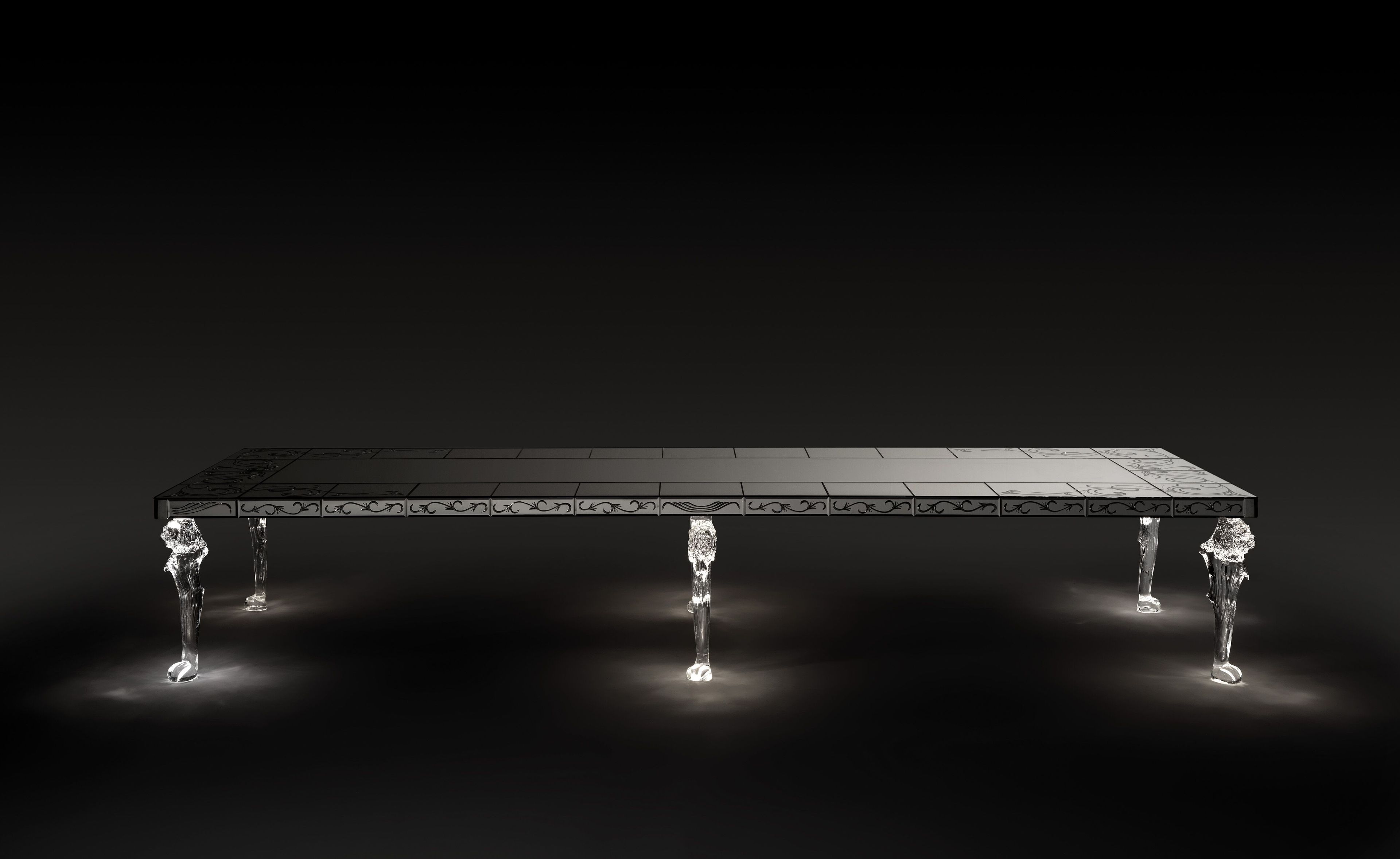 Прямоугольный стеклянный стол REFLEX Сан-Марко ARCH-00127167 - Вид №1