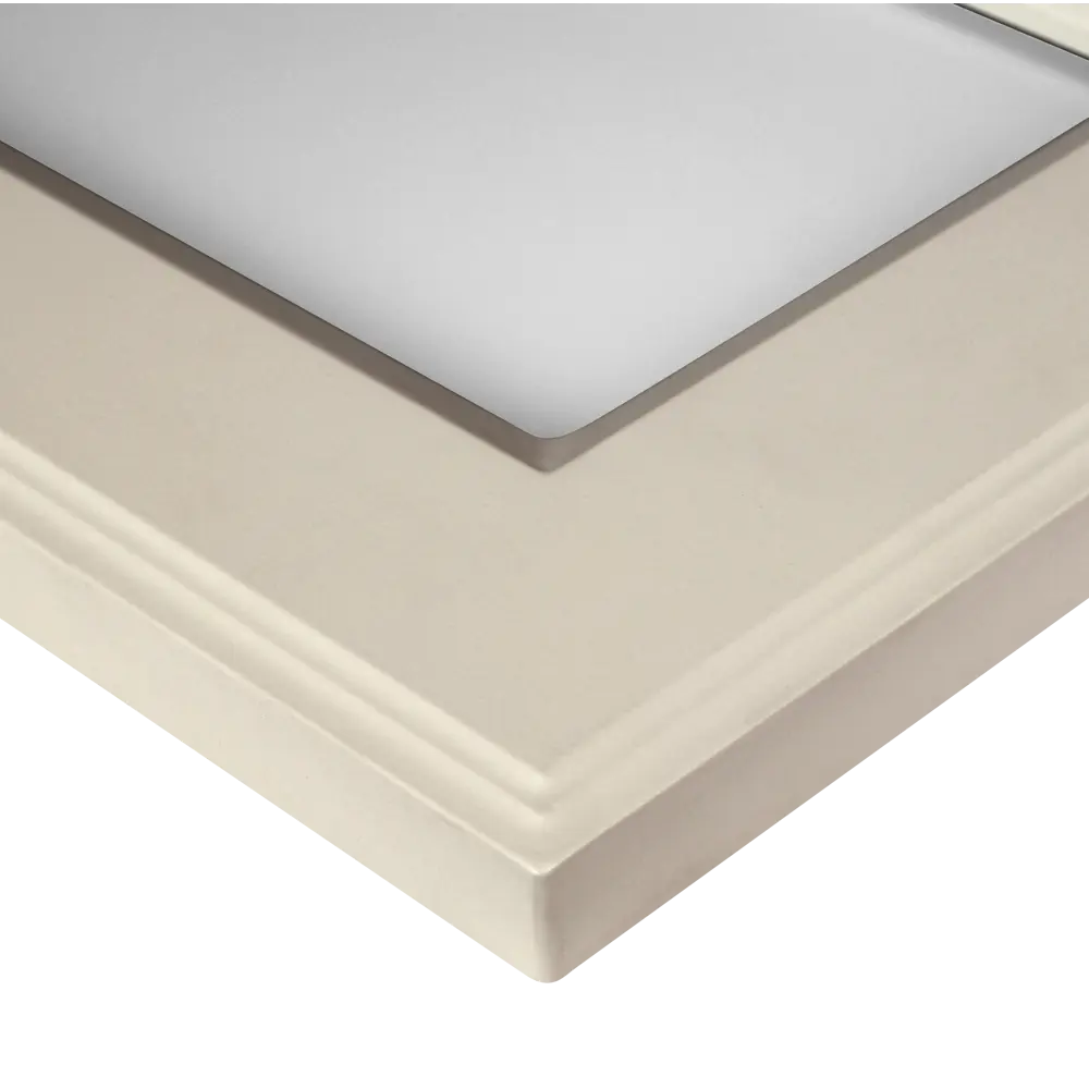 Фасад-витрина кухонного шкафа Оксфорд 39.7x76.5 см Delinia ID МДФ цвет бежевый STLM-2119260 - Вид №4