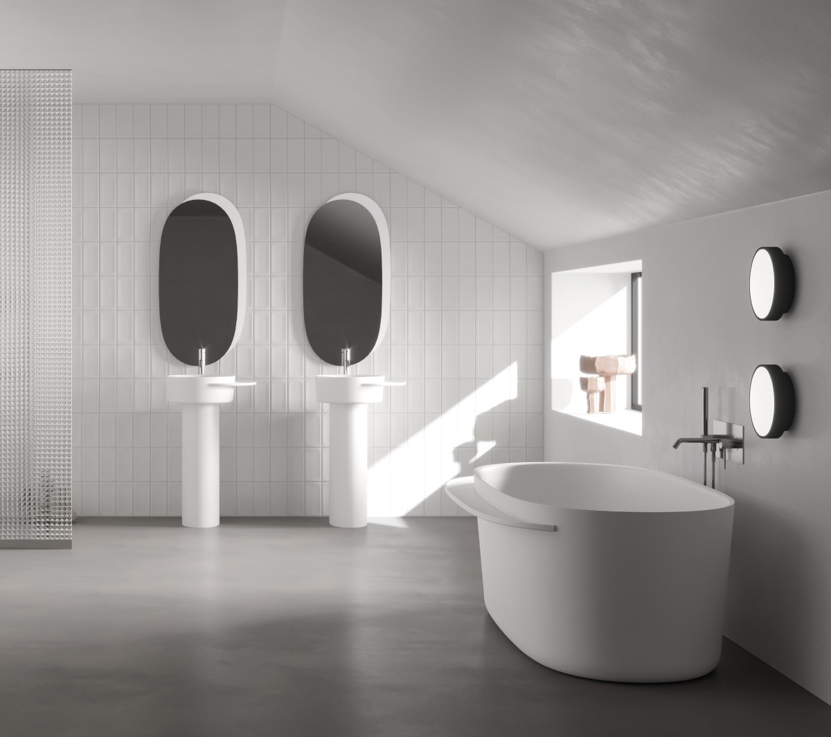 EXCONSTONDPLAT Напольная раковина стоящая прямоугольная Ex.T Plateau - Вид №5