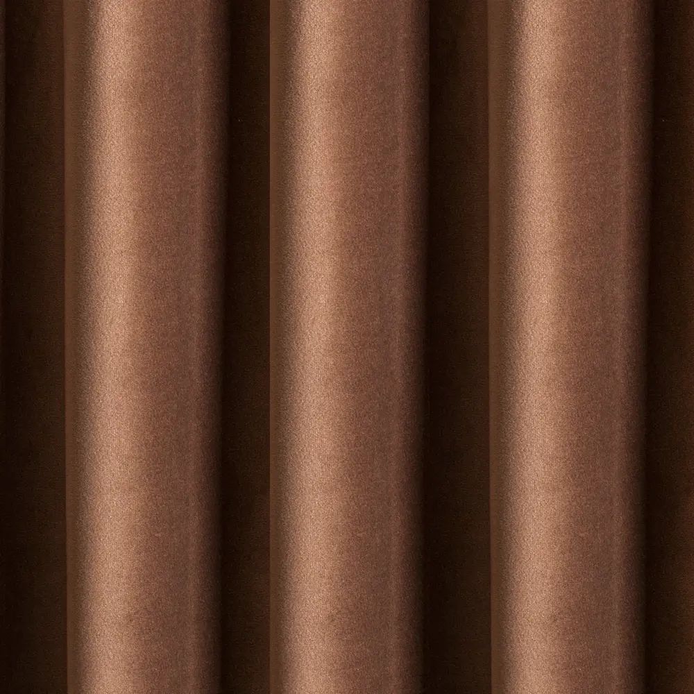 Штора MIAMOZA Silky терракотовая 200x280 см с бархатной текстурой 89427096 STLM-1582479 - Вид №1