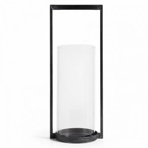 Подсвечник металлический графитовый Amadeus от La Forma LA FORMA  342942 Прозрачный;черный