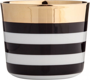 10564716 Sieger by Furstenberg Кубок для игрист. вина Sieger by Furstenberg "Глоток золота.Золотой дворец" (горизон.полосы) 300мл Фарфор