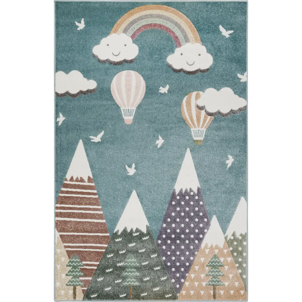 Ковер полипропилен Art Kids LM10 150x230 см цвет голубой 83141728 STLM-2017976 Santreyd  - Вид №1