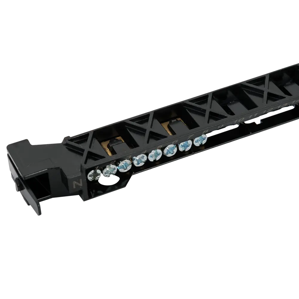 Держатель клеммных колодок Hager VZ796N с колодками N и PE для щитков Golf STLM-2043963 - Вид №1