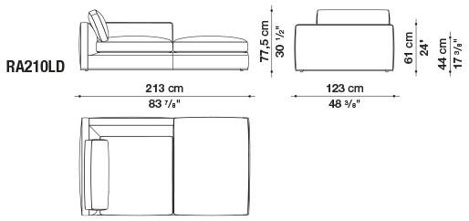 B&B Italia Диван из ткани Richard sun-id-1429934 - Вид №56