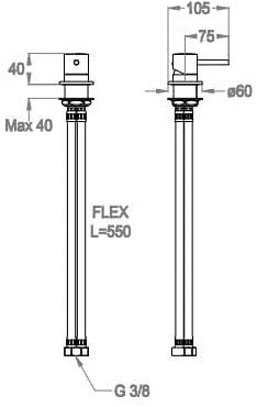 Fir Italia Напольный пульт дистанционного управления Cleosteel 48 4851050 - Вид №1