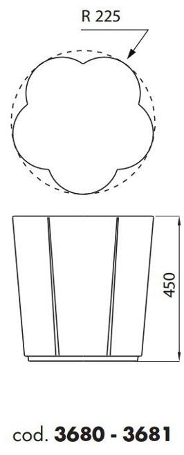 ALMA DESIGN Пуф / журнальный столик из полиэтилена Pepper sun-id-1463721 - Вид №7
