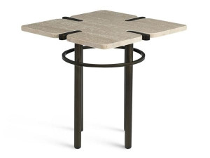 Квадратный мраморный журнальный столик