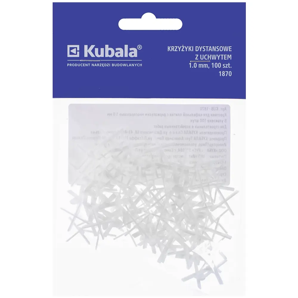 Крестики многоразовые с держателем, 1.0 мм, 100 шт. 81953885 STLM-2186859 Kubala  - Вид №2