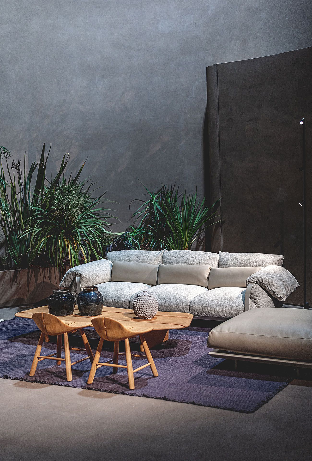 Напольный ковер из полиэтилена ручной работы Baxter LHASA ARCH-00030431 - Вид №5