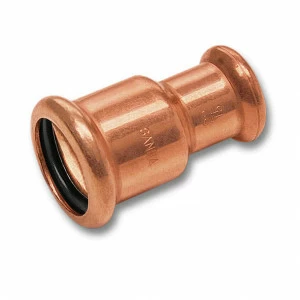 162401412 SANHA 6240 пресс-фитинг, медь, муфта редукцион. ВПр-ВПр 14x12 мм