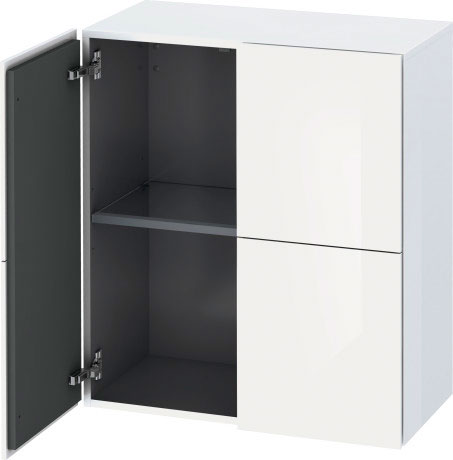 LC117701818 L-Cube Шкаф Белый матовый, декор Duravit - Вид №2