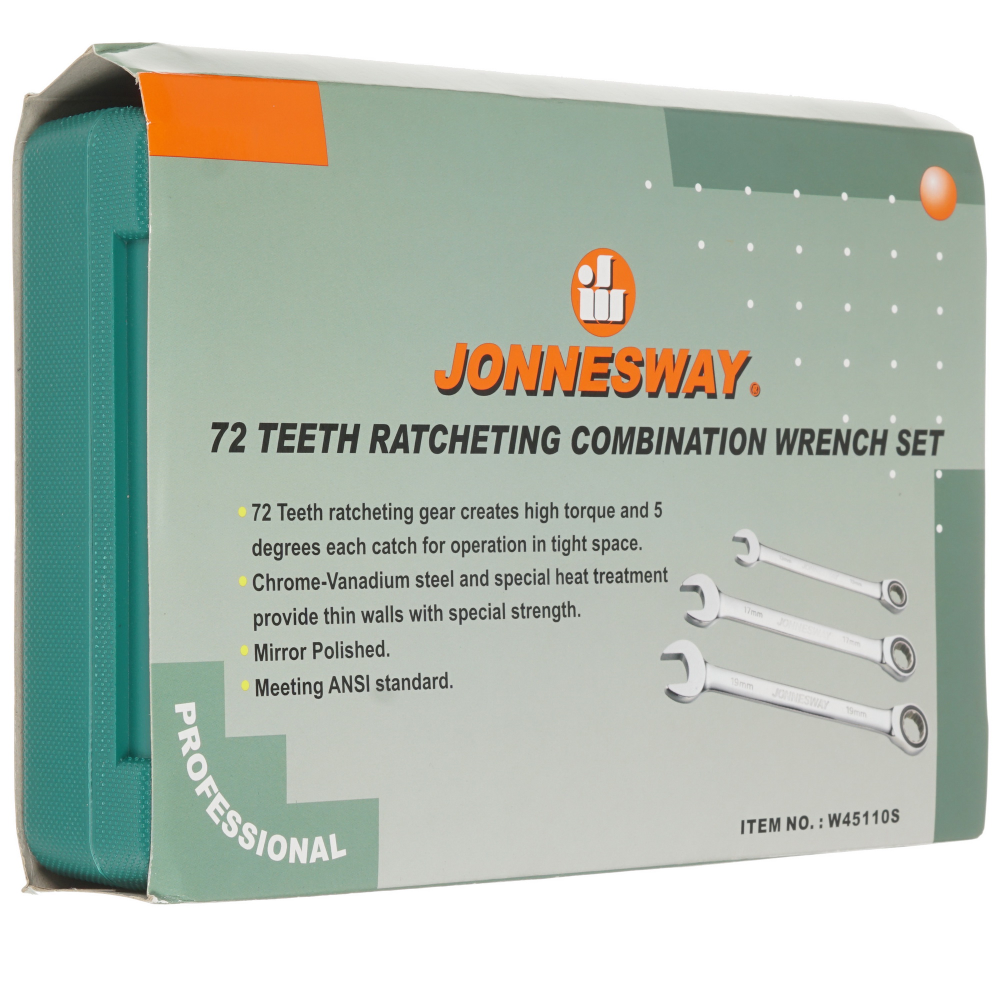 Набор ключей Jonnesway W45110S 8185427 STDN-0031165 - Вид №3