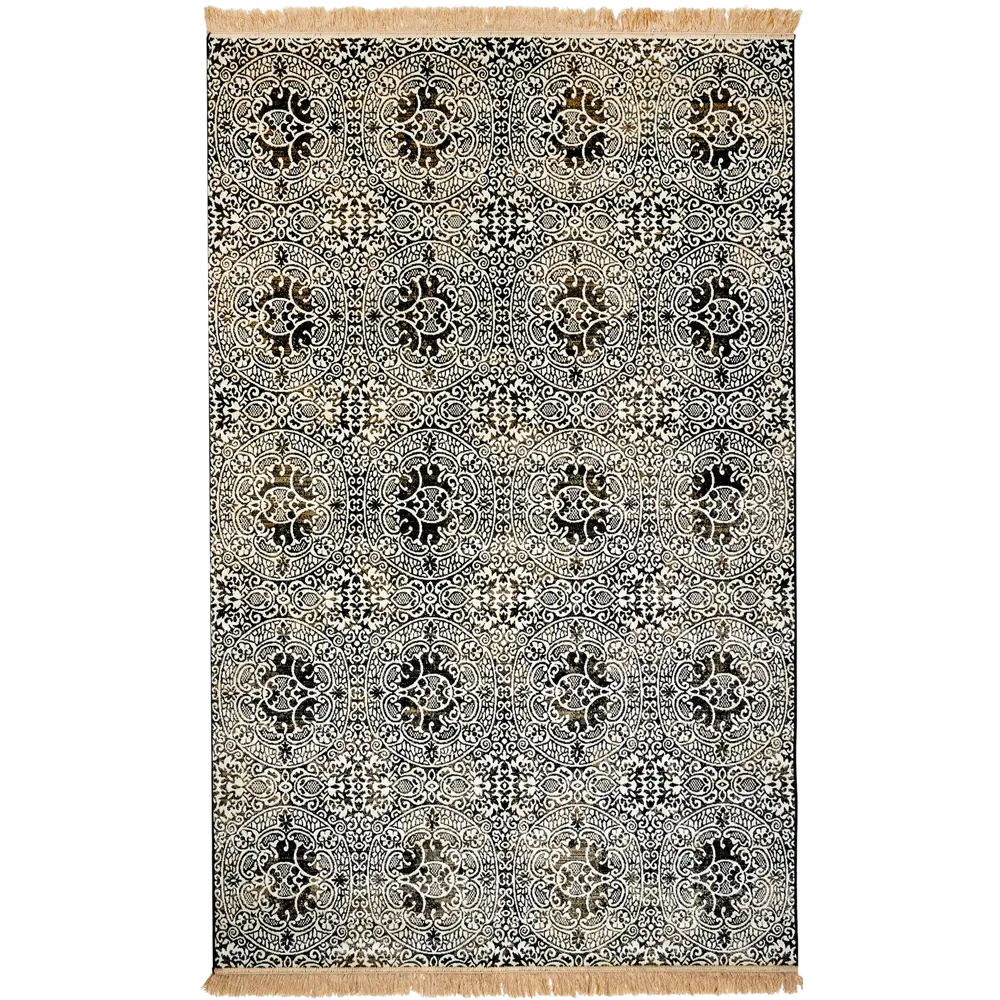 Ковер вискоза Royal Palace 14784/6131 95x140 см цвет серый 85304790 STLM-2043320 RAGOLLE 