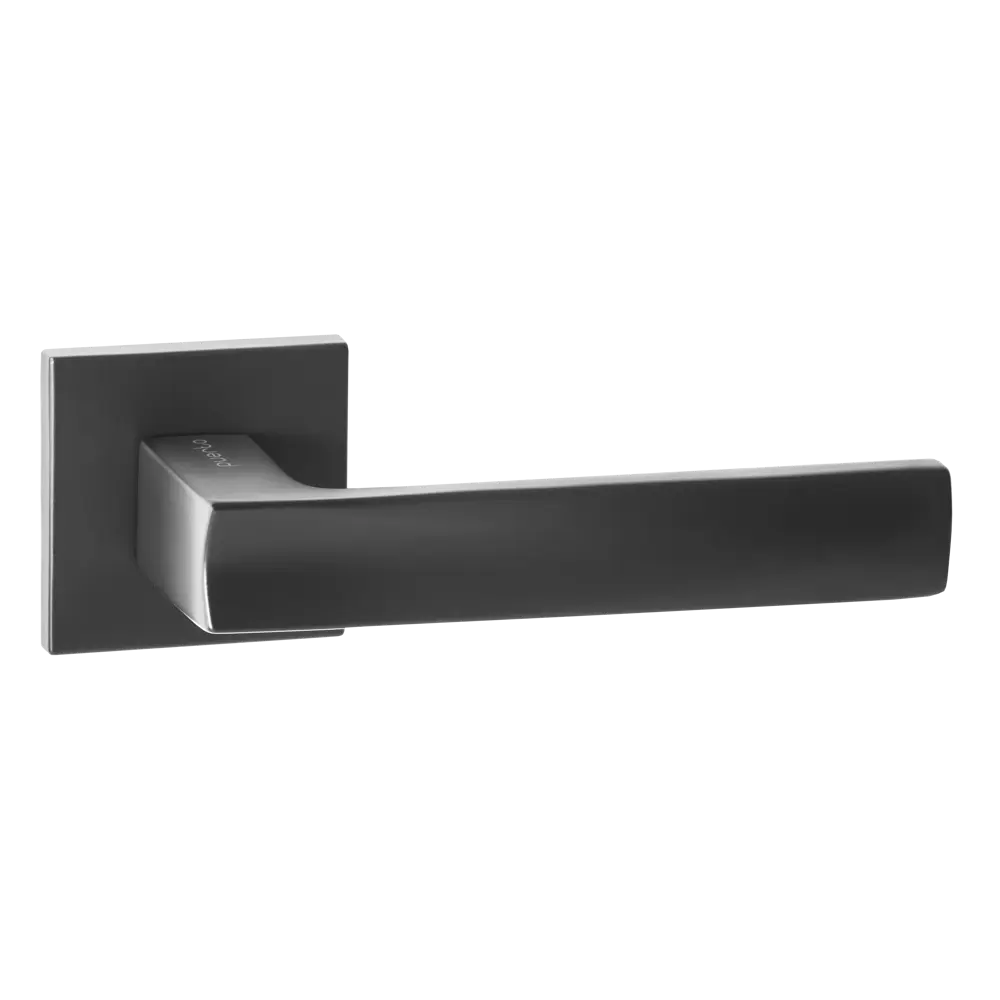 Дверная ручка Puerto Фриттата Slim в элегантном черном исполнении 89394731 STLM-1425116