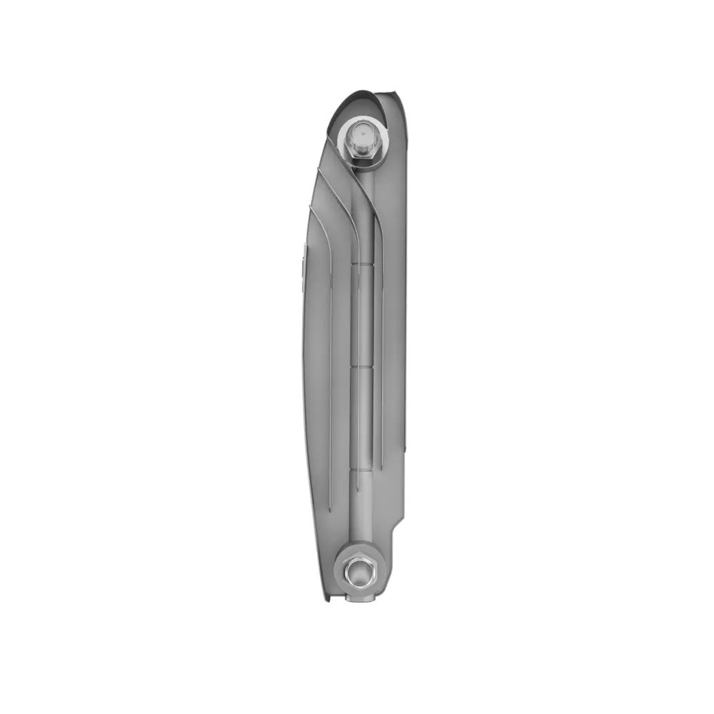 Радиатор секционный Royal Thermo Biliner 350/87 12 секций нижнее подключение биметалл серый 89391454 STLM-2031986 Отсутствует - Вид №2