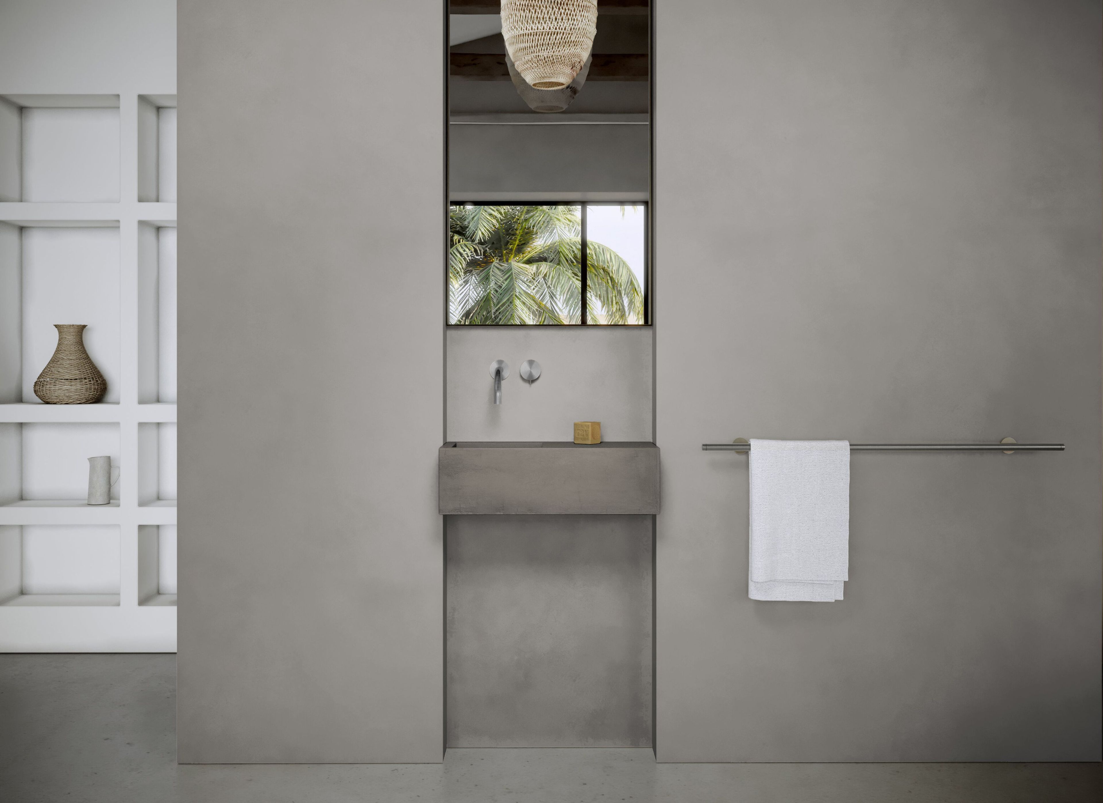 Одиночный подвесной прямоугольный умывальник COCOON Maison ARCH-00110450 - Вид №6