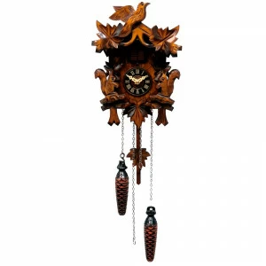 Часы настенные с кукушкой орех Sars 8M SARS ДИЗАЙНЕРСКИЕ 00-3967479 Коричневый