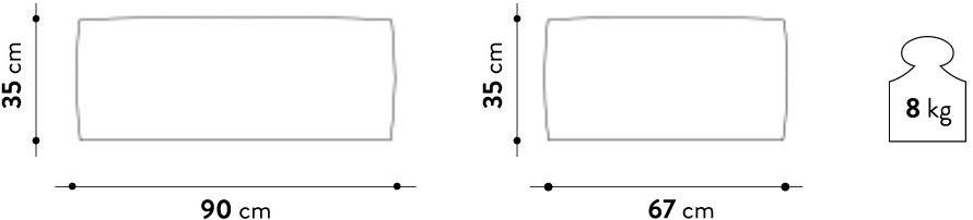 GART 2-х местный модульный садовый диван из ткани Mediterraneo sun-id-1435450 - Вид №6