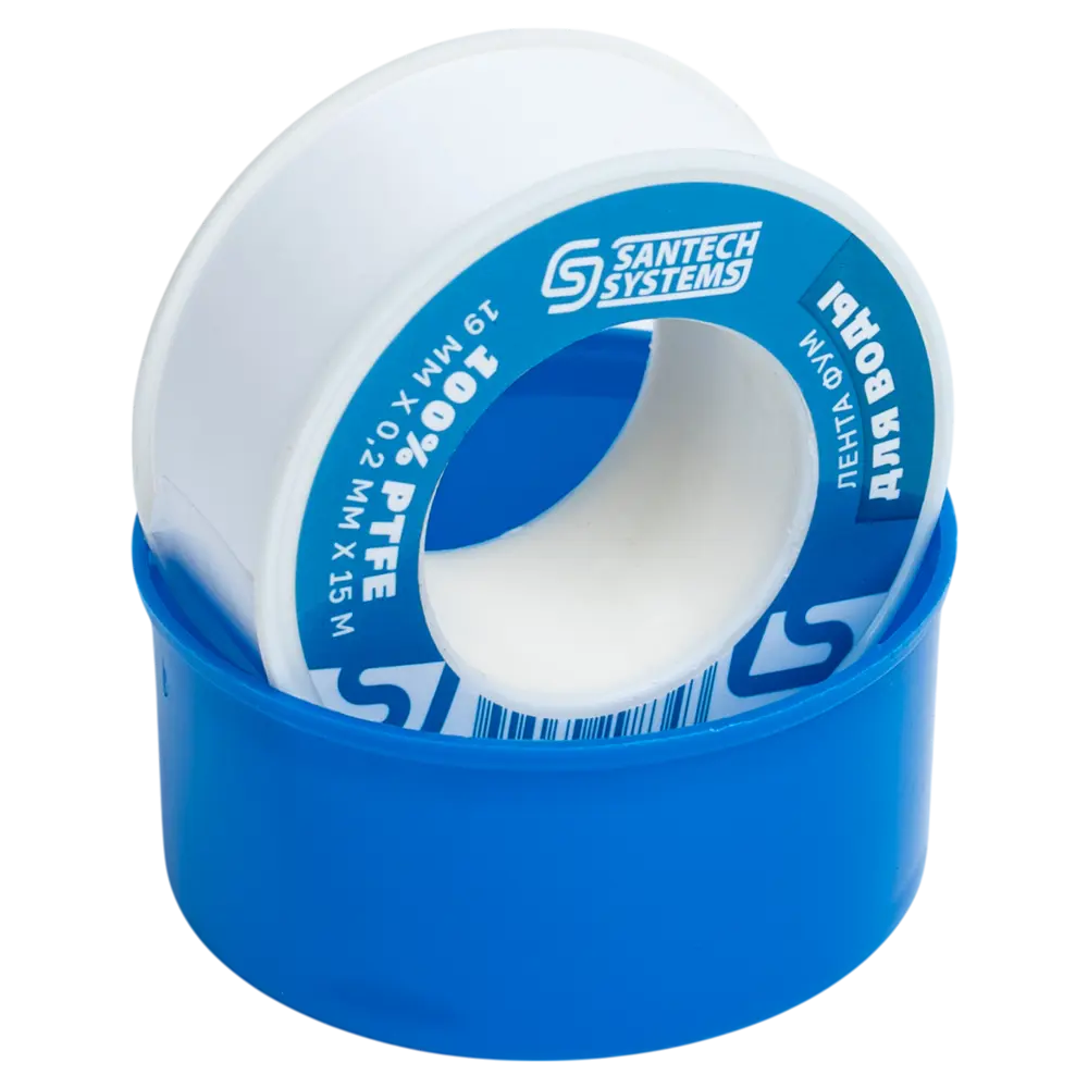 Лента-фум для воды 19x0.2 мм 15 м PTFE 89427296 STLM-2039850 Santreyd  - Вид №1