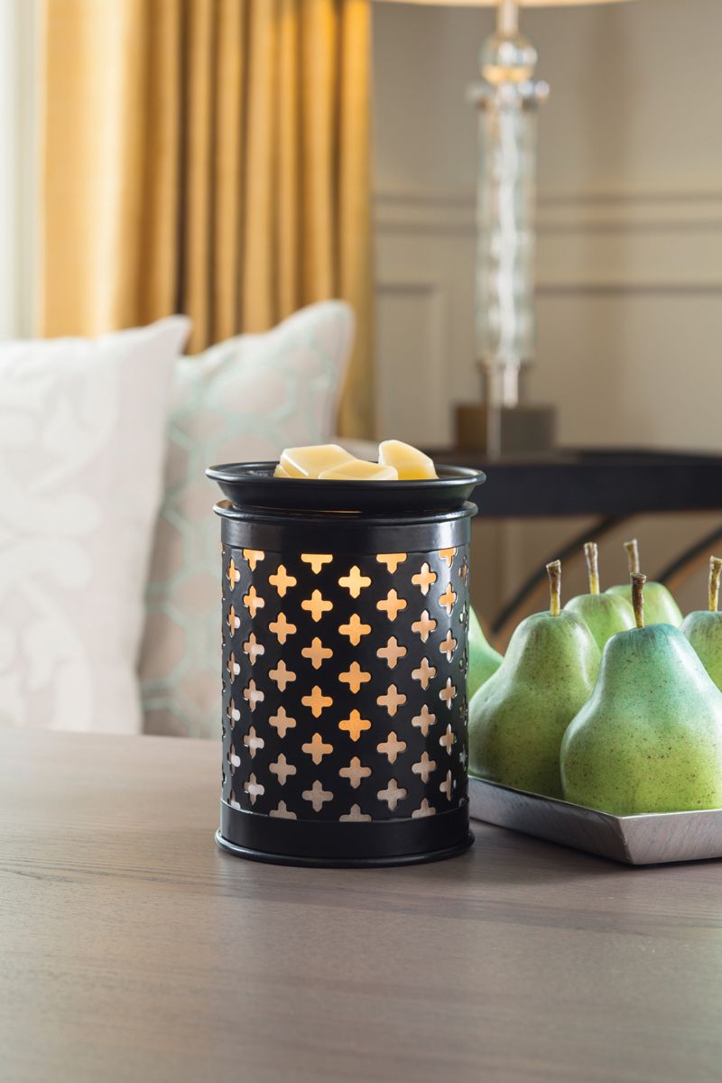 Аромасветильник настольный "Металл и лампа Эдисона" "Черный" CANDLE WARMERS  268171 Черный  - Вид №1