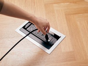 Выдвижная электрическая розетка