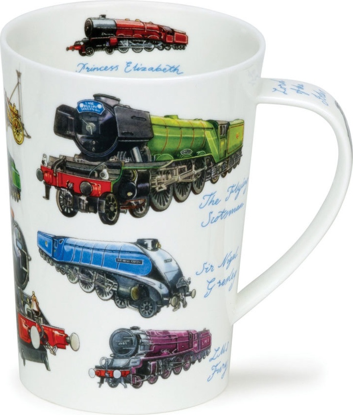 10619662 Dunoon Кружка Dunoon "Классические поезда.Аргайл" 500мл Фарфор костяной 