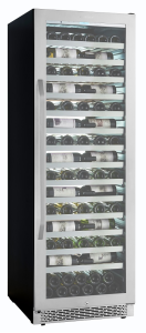 9189164 Винный шкаф Cavanova CV135-1TL серебристый