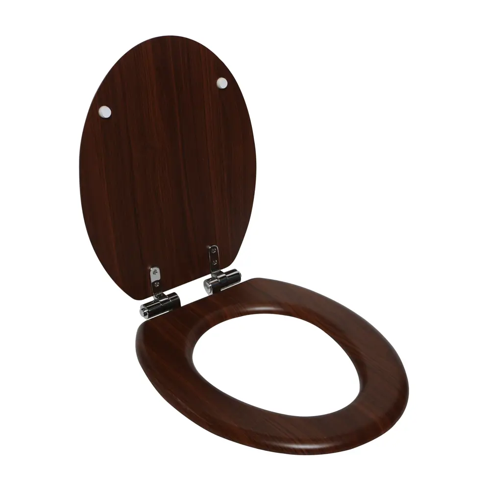 Сиденье для унитаза KONSENSA Терни с микролифтом овал цвет темный орех STLM-2134743 - Вид №1