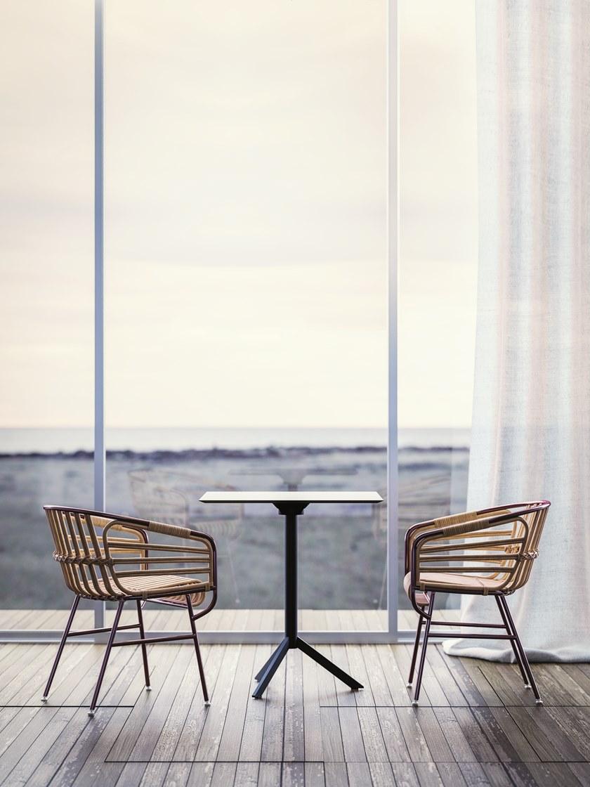 Casamania & Horm Круглый стол для бистро с откидной столешницей T1-t2-t4 sun-id-1463805 - Вид №2