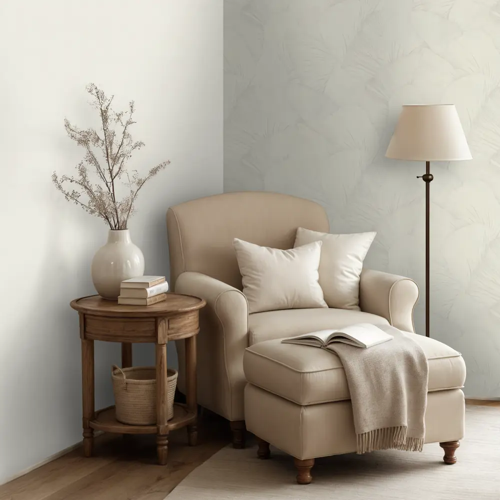 Обои флизелиновые Euro Decor Serena белые 1.06 м ED7343-00 89452706 STLM-2028511 - Вид №5