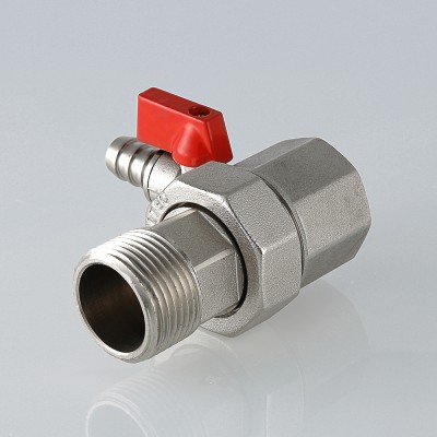 VT.537.N.06 Сгон-отсекатель с дренажным краном Valtec 1"  - Вид №5