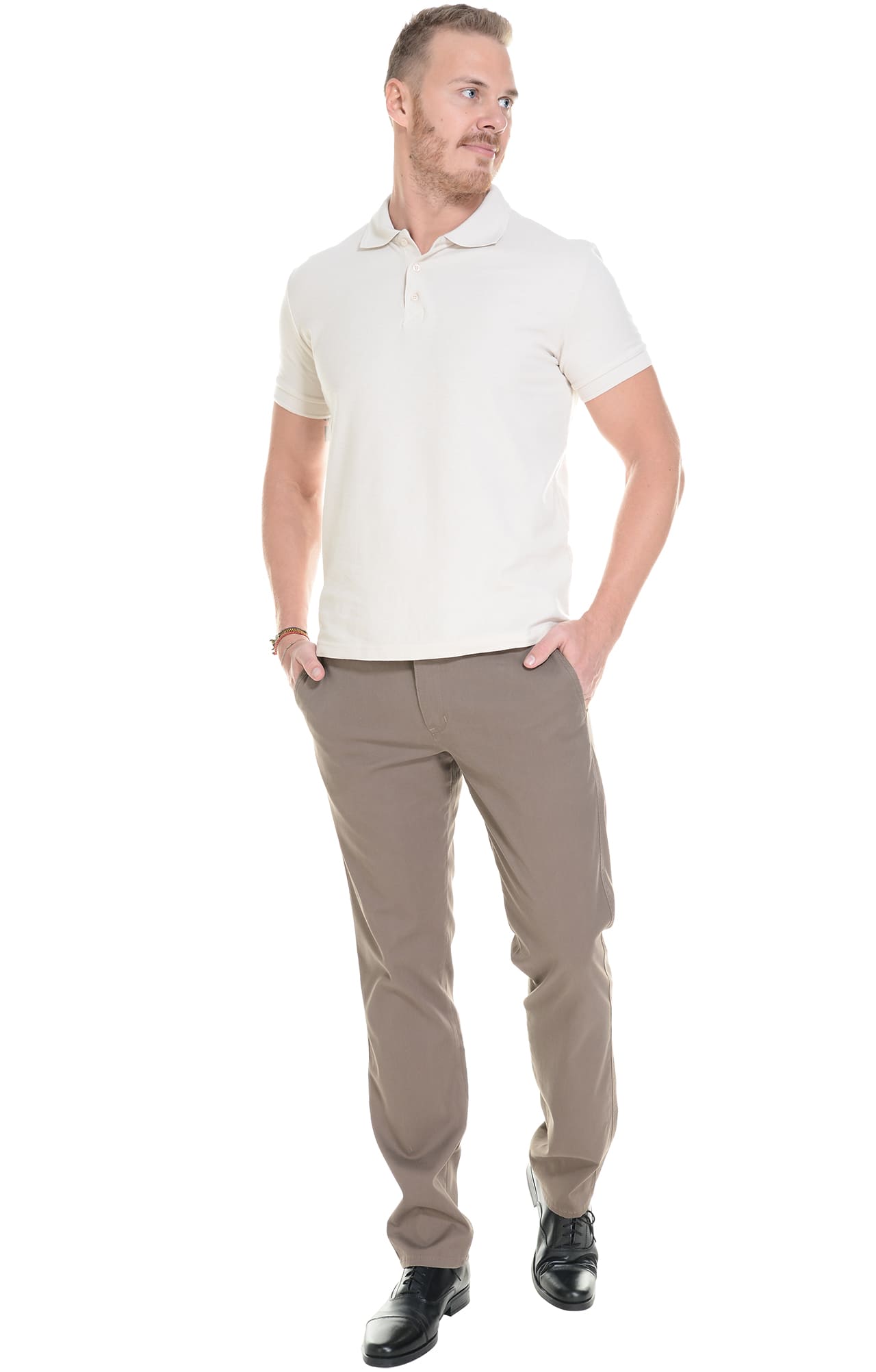 68242 Брюки  мужские chocolate (коричневые) El-Risto  Одежда для официантов  размер 46/170-176  - Вид №7