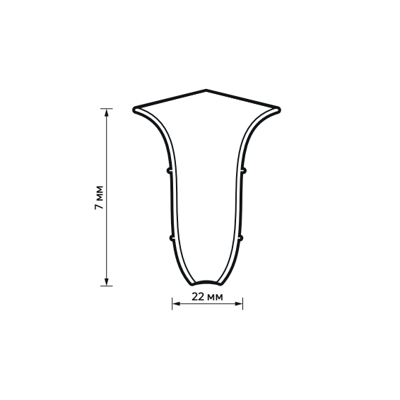 83411593 Угол для плинтуса внутренний Дуб Ланди 70 мм 2 шт. STLM-0041158 ARTENS  - Вид №4
