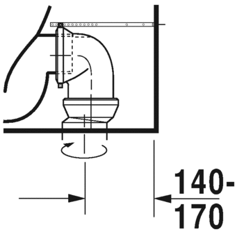 2170092000 Компакт унитаз с бачком Белый Duravit ME BY STARCK Германия - Вид №11