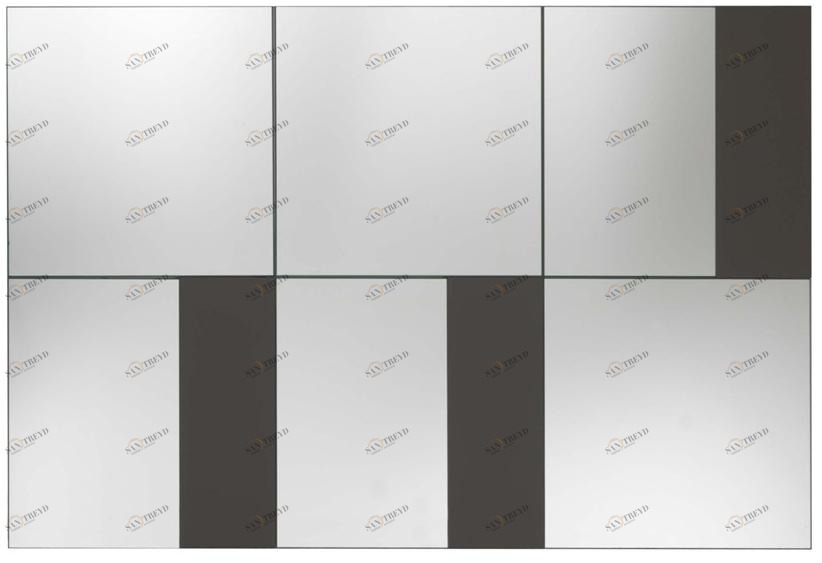 JESSE Прямоугольное настенное зеркало Strip sun-id-1378287