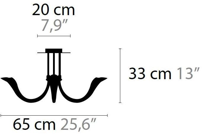 ILFARI Потолочный светильник в современном стиле из хрусталя с отраженным светом Chill out 10380 - Вид №1