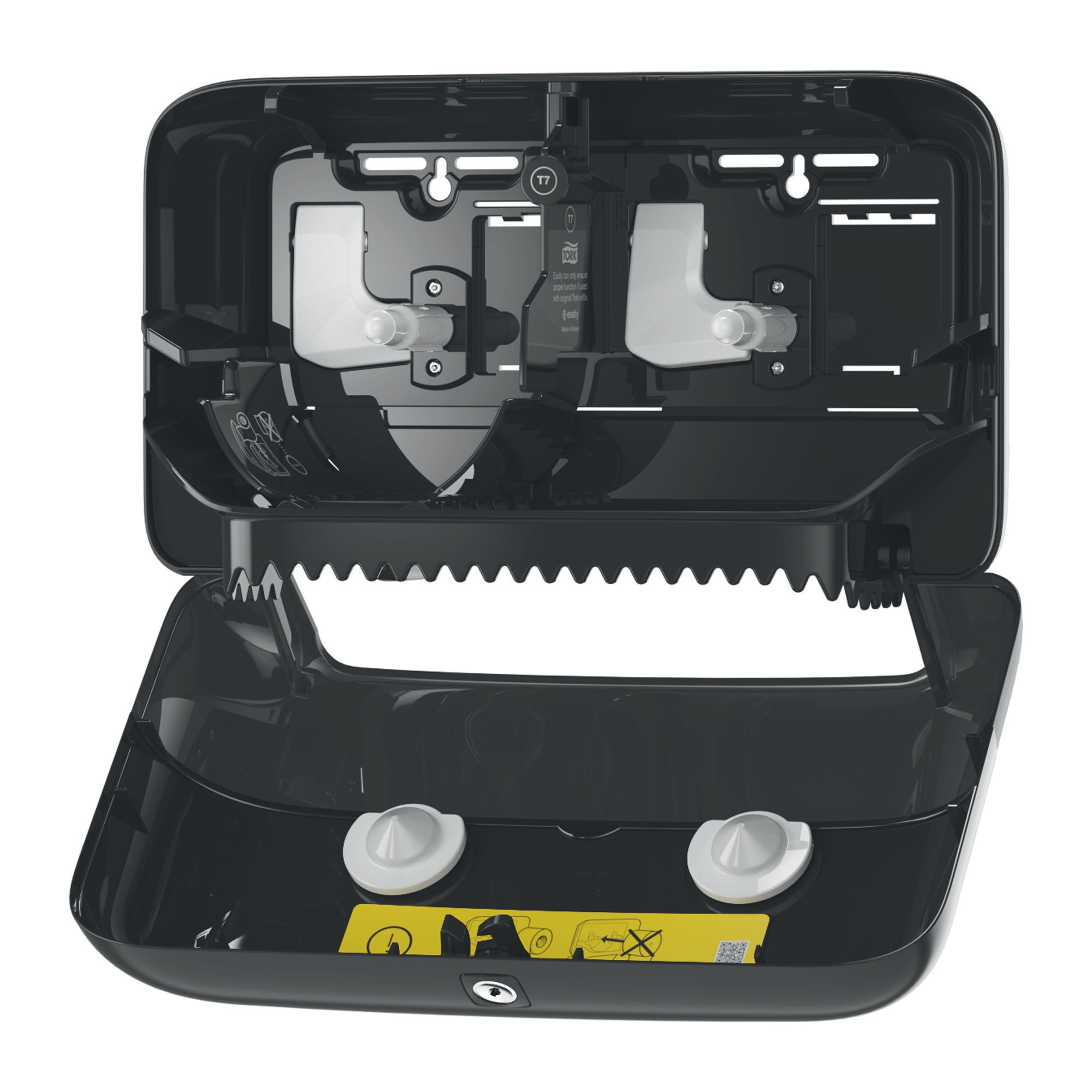 55804838 Диспенсер для туалетной бумаги среднего размера без втулки Tork  - Вид №3