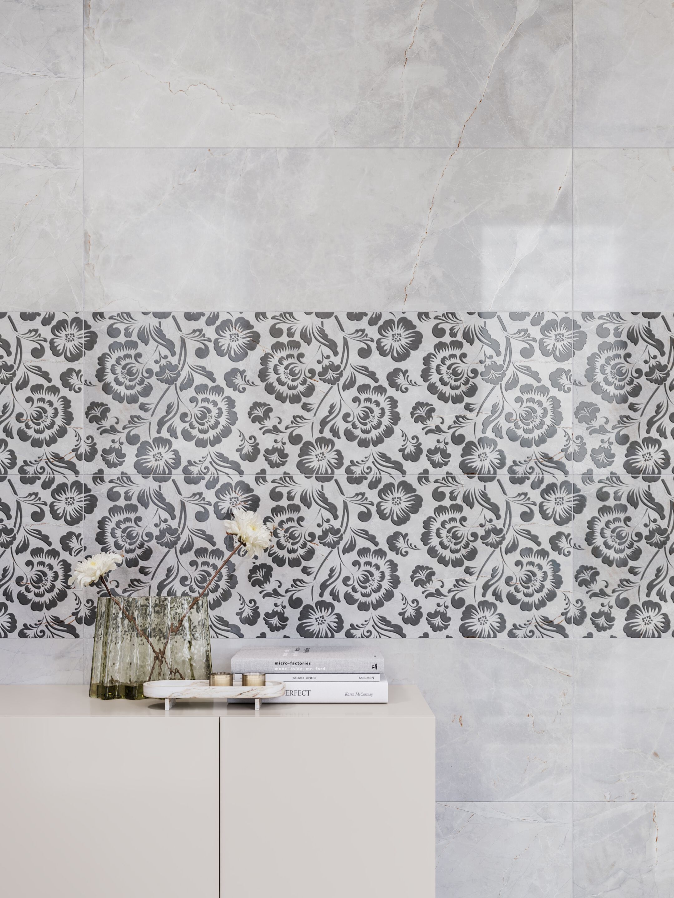 Пол / керамогранит с мраморным эффектом Kaleseramik ванная комната ARCH-00018570