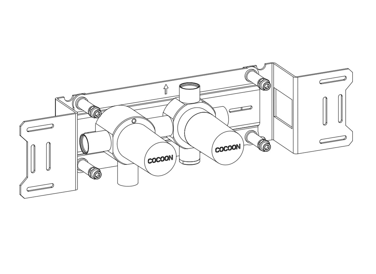 COCOON BOX14 - термостат встраиваемый, переключатель 40490