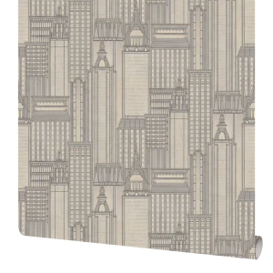 Обои флизелиновые Euro Decor Skyline серые 1.06 м 7117-24 89111918 STLM-2019272