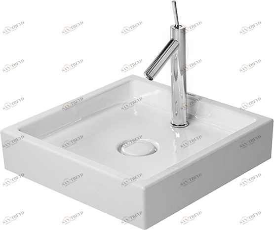 038747 Накладная раковина на столешницу  овальная Duravit Starck 1