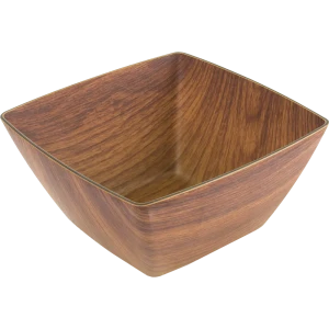 Салатник квадратный 19.5x19.5x9.5 см пластик коричневый 85044190 STLM-2072996